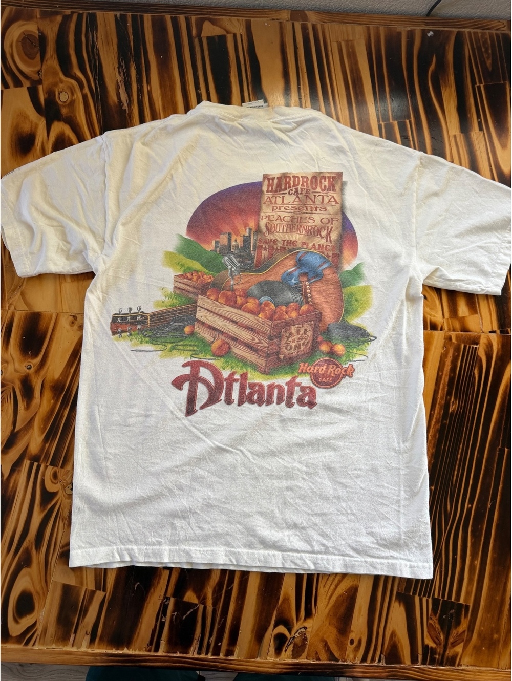 Hard Rock Cafe Atlanta white T-shirt